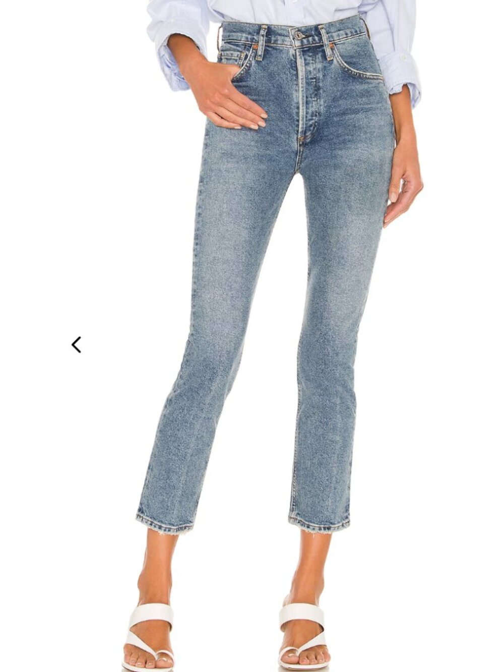 Citizens of Humanity Jolene High Rise Vintage Slim Jeans in Dimple Size 28